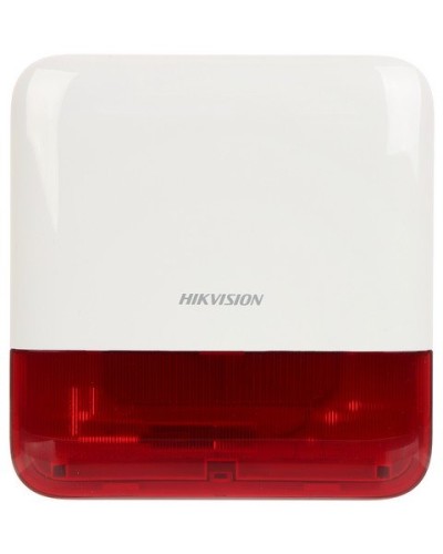 DS-PS1-E-WE Red Indicator. Оповещатель свето-звуковой радиоканальный уличный. AX PRO Hikvision в Саранске