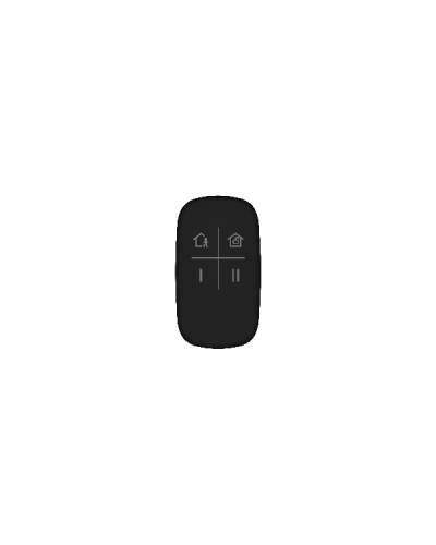 DS-PKF1-WE (цв. черный). Брелок 4-х кнопочный с обратной связью. AX PRO Hikvision в Саранске