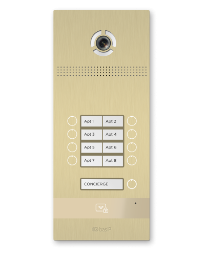 BI-08FB GOLD. Вызывная панель IP-домофона. BAS-IP в Саранске