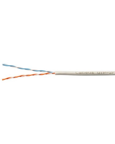 UTP-2P-Cat.5e-SOLID-LSZH-GY-LIGHT-100 (11079c-5). Кабель «витая пара» (LAN) для структурированных систем связи. CABEUS в Саранске