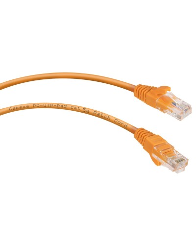 PC-UTP-RJ45-Cat.5e-1m-OR-LSZH (9521c), оранжевый. Патч-корд медный. CABEUS в Саранске