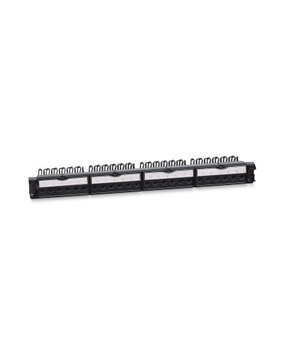 PL-24-KJ-RJ45-Cat.6-180T (11831c): Патч-панель 19" (1U), 24 порта RJ-45, категория 6, с задним кабельным организатором в Саранске