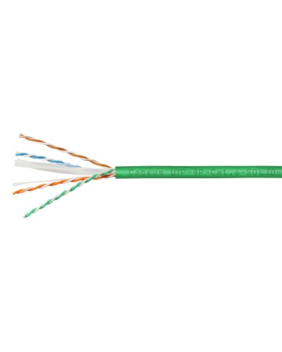 UTP-4P-Cat.6-SOLID-LSLTx-GN-100 (11139c-5). Кабель «витая пара» (LAN) для структурированных систем связи. CABEUS в Саранске