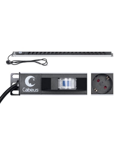 PDU-16-20S-B (9551c). Блок розеток. CABEUS в Саранске