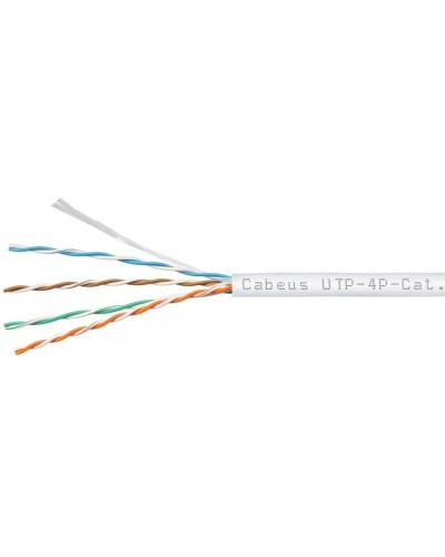 UTP-4P-Cat.5e-SOLID-LSZH-GY (9776c). Кабель «витая пара» (LAN) для структурированных систем связи. CABEUS в Саранске