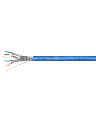 SSTP-4P-Cat.8-SOLID-IN-LSZH-BL-100 (7750c-1). Кабель «витая пара» (LAN) для структурированных систем связи. CABEUS в Саранске