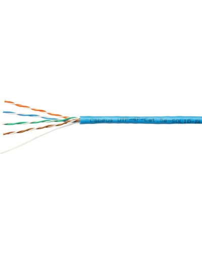 UTP-4P-Cat.5e-SOLID-BL-100 (7248c-5). Кабель «витая пара» (LAN) для структурированных систем связи. CABEUS в Саранске