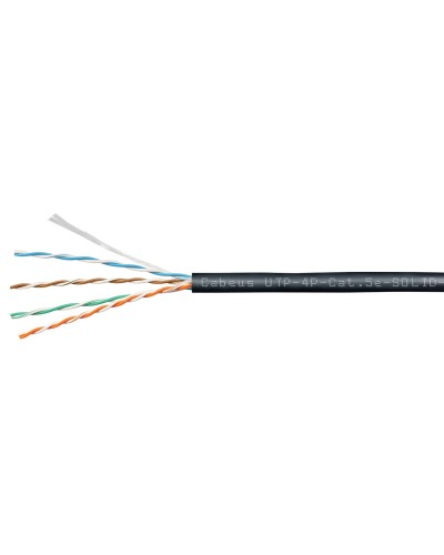 UTP-4P-Cat.6-SOLID-OUT-LSZH-UV-100 (9641c-5). Кабель «витая пара» (LAN) для структурированных систем связи. CABEUS в Саранске