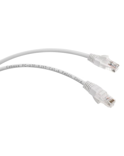 PC-UTP-RJ45-Cat.6-3m (7269c), серый. Патч-корд медный. CABEUS в Саранске
