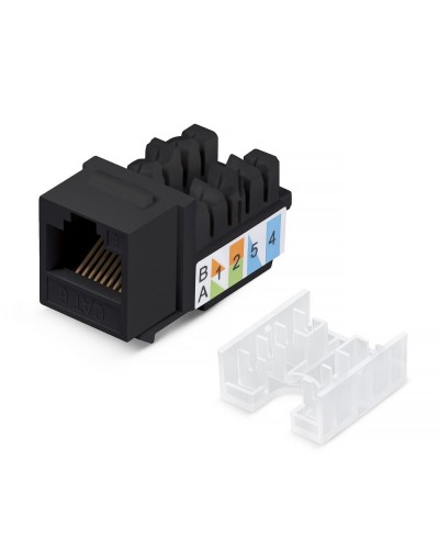 KJ-RJ45-Cat.6-90-SW-BK (10102c). Вставка Keystone Jack RJ-48. CABEUS в Саранске