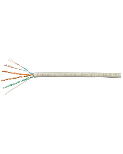 UTP-4P-Cat.5e-SOLID-GY-LIGHT (9995c). Кабель «витая пара» (LAN) для структурированных систем связи. CABEUS в Саранске