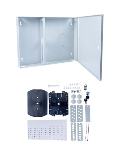 FO-WL-16-SC/2LC/FC/ST-FP-K (12302c). Бокс оптический настенный. CABEUS в Саранске