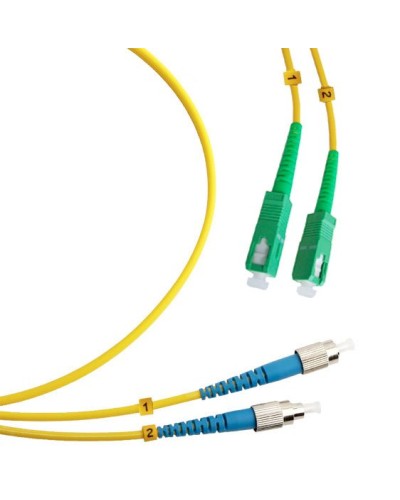FOP(d)-9-SC/APC-FC/UPC-10m (8127c). Патч-корд оптический. CABEUS в Саранске