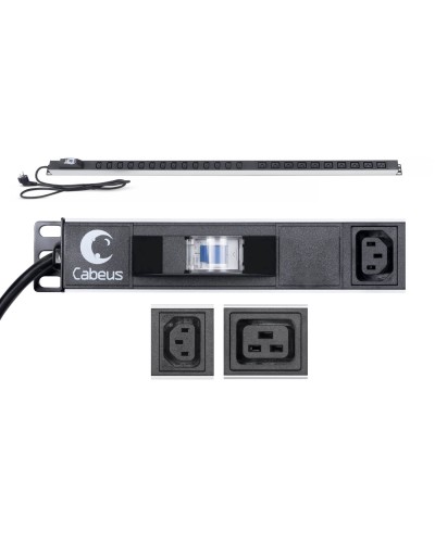 PDU-16-14C13-10C19-B-C14 (9553c). Блок розеток. CABEUS в Саранске