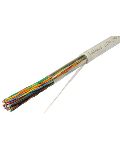 UTP-25P-Cat.3-IN (7279c). Кабель «витая пара» (LAN) для структурированных систем связи. CABEUS в Саранске