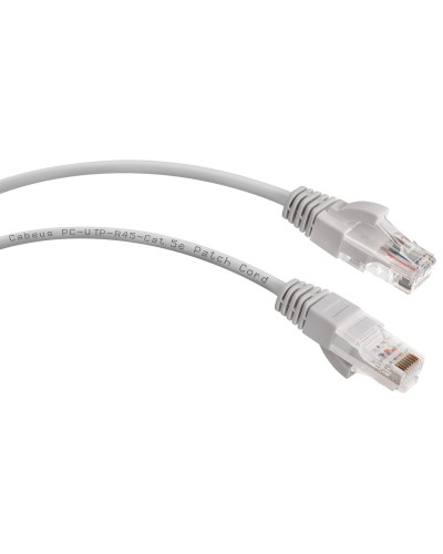 PC-UTP-RJ45-Cat.5e-0.5m (7210c), серый. Патч-корд медный. CABEUS в Саранске