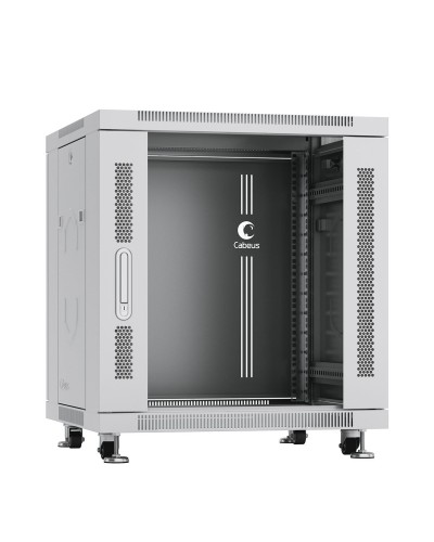 SH-05C-12U60/80 (7646c). Шкаф телекоммуникационный 19 напольный 12U. CABEUS в Саранске