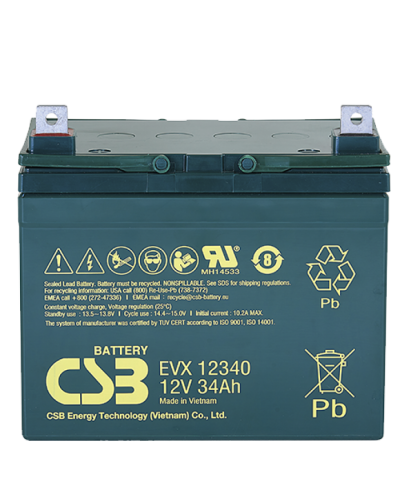 CSB EVX 12340. Аккумулятор герметичный свинцово-кислотный. CSB в Саранске