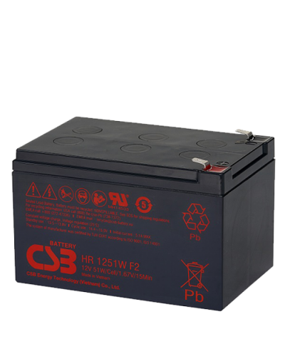 CSB HR 1251W. Аккумулятор герметичный свинцово-кислотный. CSB в Саранске