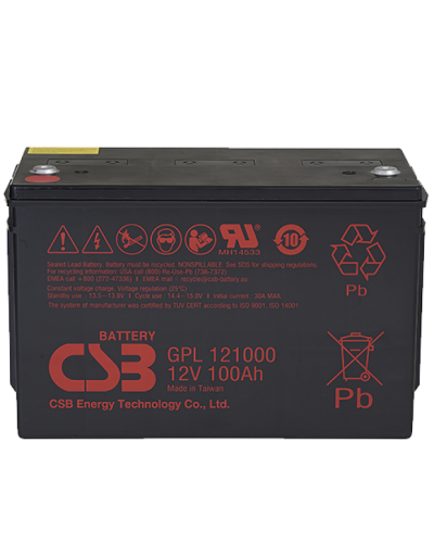 CSB GPL 121000. Аккумулятор герметичный свинцово-кислотный. CSB в Саранске