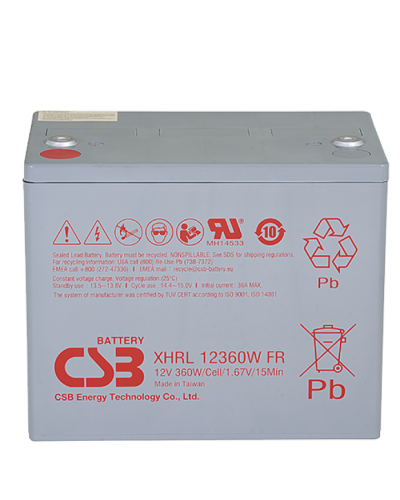 CSB XHRL 12360W FR. Аккумулятор герметичный свинцово-кислотный. CSB в Саранске