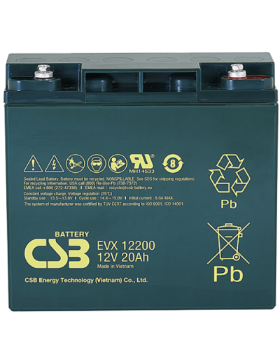 CSB EVX 12200. Аккумулятор герметичный свинцово-кислотный. CSB в Саранске