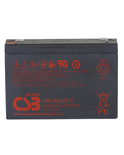 CSB HRL 634W FR. Аккумулятор герметичный свинцово-кислотный. CSB в Саранске
