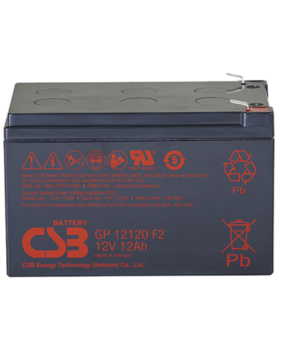 CSB GP 12120. Аккумулятор герметичный свинцово-кислотный. CSB в Саранске