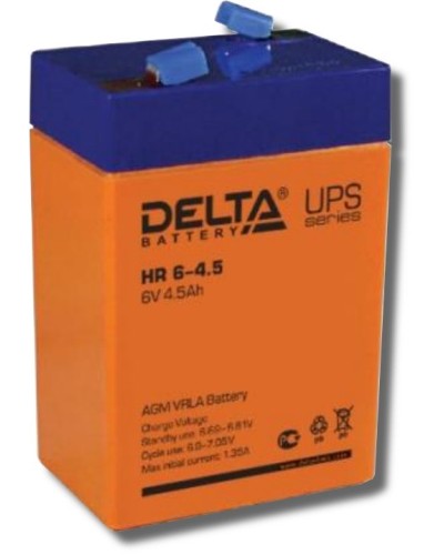 Delta HR 6-4.5. Аккумулятор герметичный свинцово-кислотный. Delta в Саранске