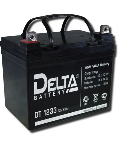 Delta DT 1233. Аккумулятор герметичный свинцово-кислотный. Delta в Саранске