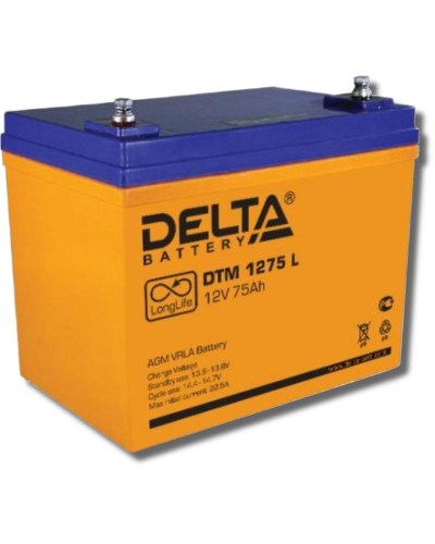 Delta DTM 1275 L. Аккумулятор герметичный свинцово-кислотный. Delta в Саранске