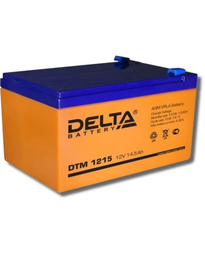 Delta DTM 1215. Аккумулятор герметичный свинцово-кислотный. Delta в Саранске