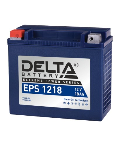 Delta EPS 1218. Аккумулятор герметичный свинцово-кислотный стартерный. Delta в Саранске