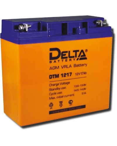 Delta DTM 1217. Аккумулятор герметичный свинцово-кислотный. Delta в Саранске