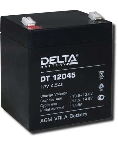 Delta DT 12045. Аккумулятор герметичный свинцово-кислотный. Delta в Саранске