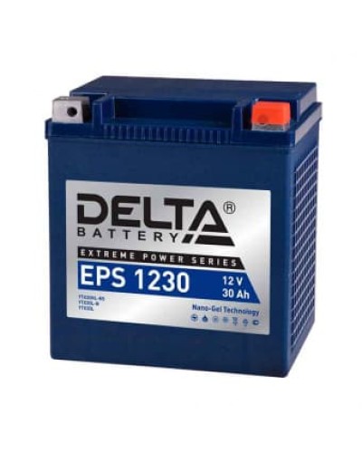 Delta EPS 1230. Аккумулятор герметичный свинцово-кислотный стартерный. Delta в Саранске