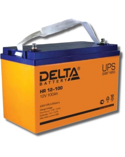 Delta HR 12-100. Аккумулятор герметичный свинцово-кислотный. Delta в Саранске
