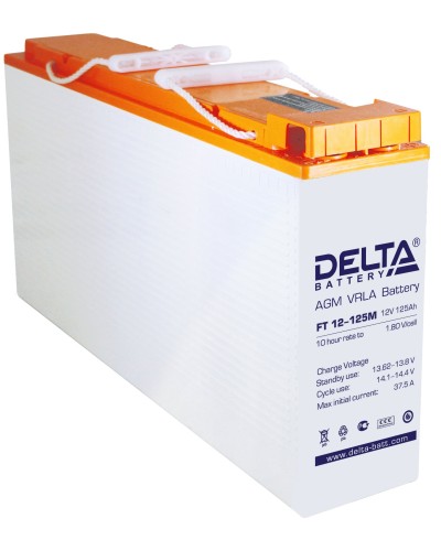 Delta FT 12-125 M. Аккумулятор герметичный свинцово-кислотный. Delta в Саранске