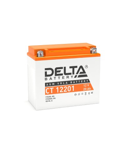 Delta CT 1220.1. Аккумулятор герметичный свинцово-кислотный стартерный. Delta в Саранске