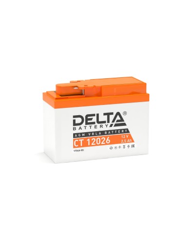 Delta CT 12026. Аккумулятор герметичный свинцово-кислотный стартерный. Delta в Саранске