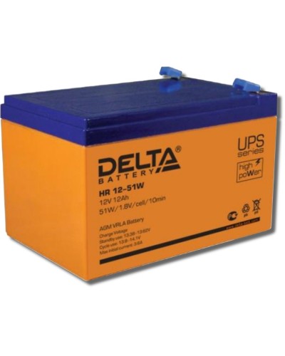 Delta HR 12-51 W. Аккумулятор герметичный свинцово-кислотный. Delta в Саранске