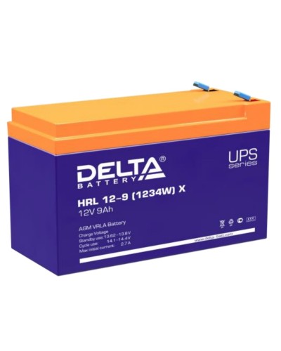 Delta HRL 12-9 X (1234W). Аккумулятор герметичный свинцово-кислотный. Delta в Саранске