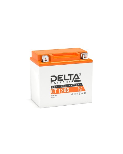Delta CT 1205. Аккумулятор герметичный свинцово-кислотный стартерный. Delta в Саранске