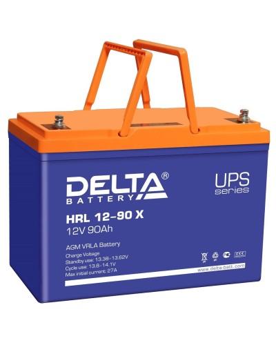 Delta HRL 12-90 X. Аккумулятор герметичный свинцово-кислотный. Delta в Саранске