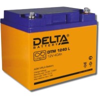 Delta DTM 1240 L. Аккумулятор герметичный свинцово-кислотный. Delta
