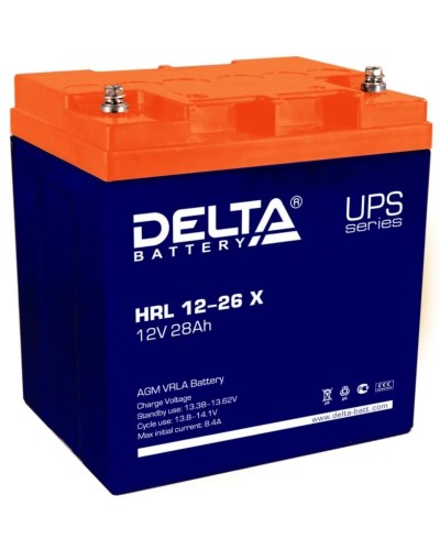 Delta HRL 12-26 X. Аккумулятор герметичный свинцово-кислотный. Delta в Саранске
