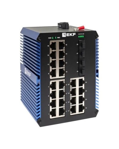 TSX-U-4GX/SFP-24GTP. Промышленный неуправляемый коммутатор. EKF в Саранске