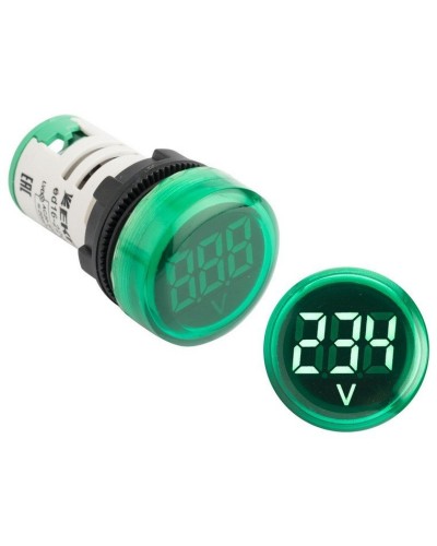 ED16-22VD (ed16-22vd-g). Индикатор значения напряжения зеленый. EKF в Саранске