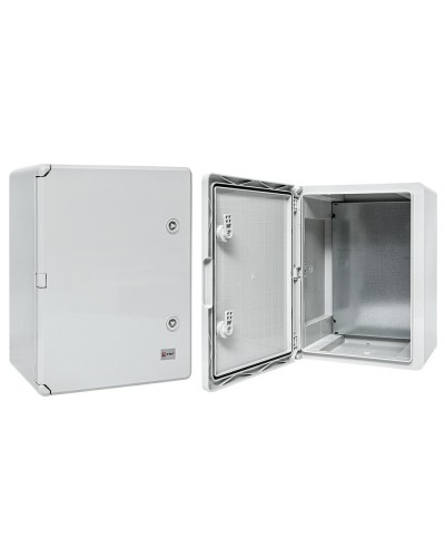 Бокс пластиковый с монтажной платой 400х300х220 IP65 PROxima (PB65MP004). Бокс пластиковый антивандальный. EKF в Саранске