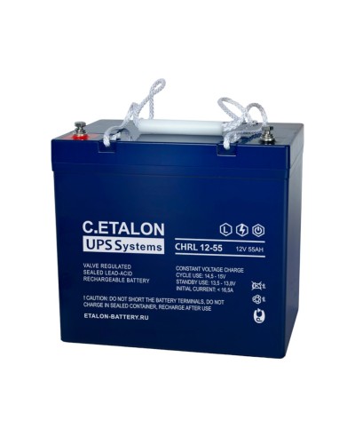 C.ETALON CHRL 12-55. Аккумулятор герметичный свинцово-кислотный. ETALON в Саранске